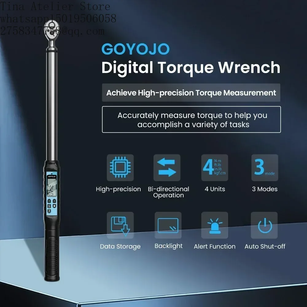 مفتاح عزم رقمي احترافي من GOYO - مراجعة Torque Wrench وسعره